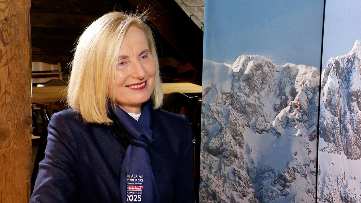 ÖSV-Präsidentin Roswitha Stadlober im WM-Interview Poster